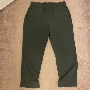 Army Green elastic waistband pants from H&M